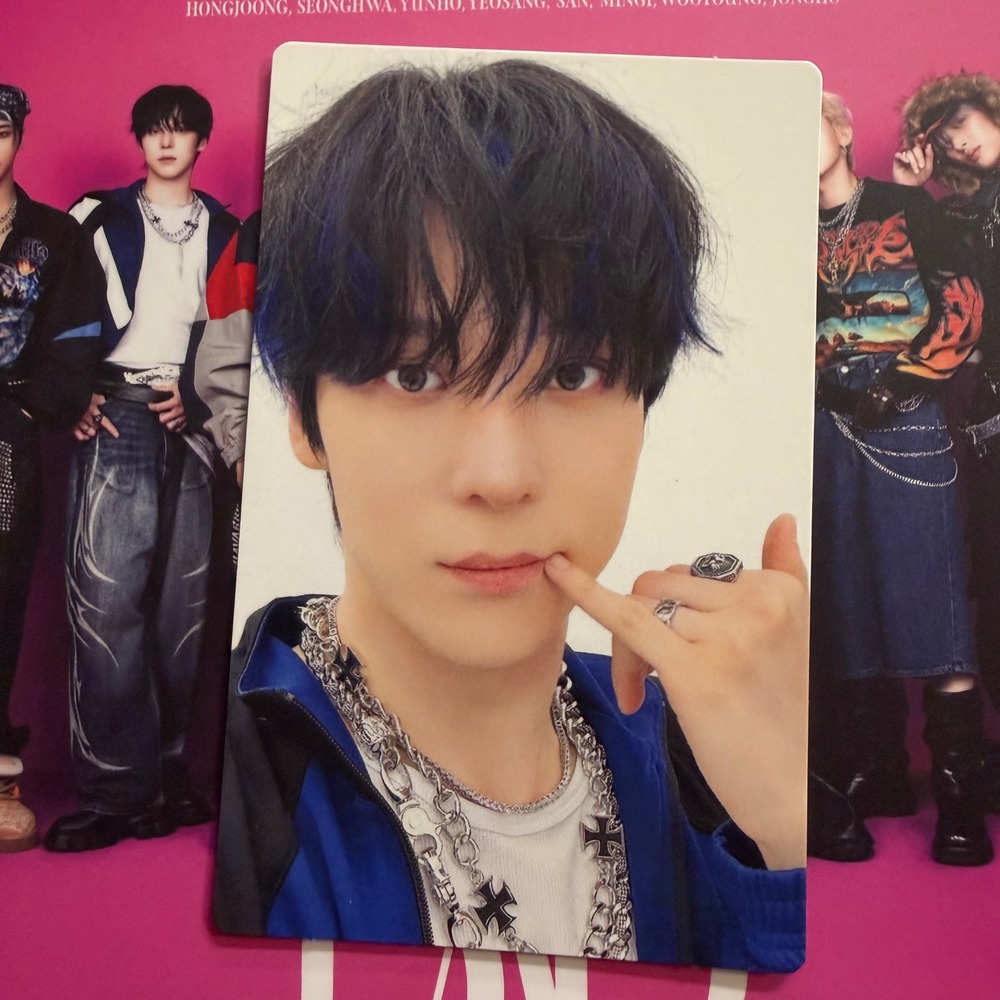 ATEEZ Yunho BAD Japanese Version Photocard